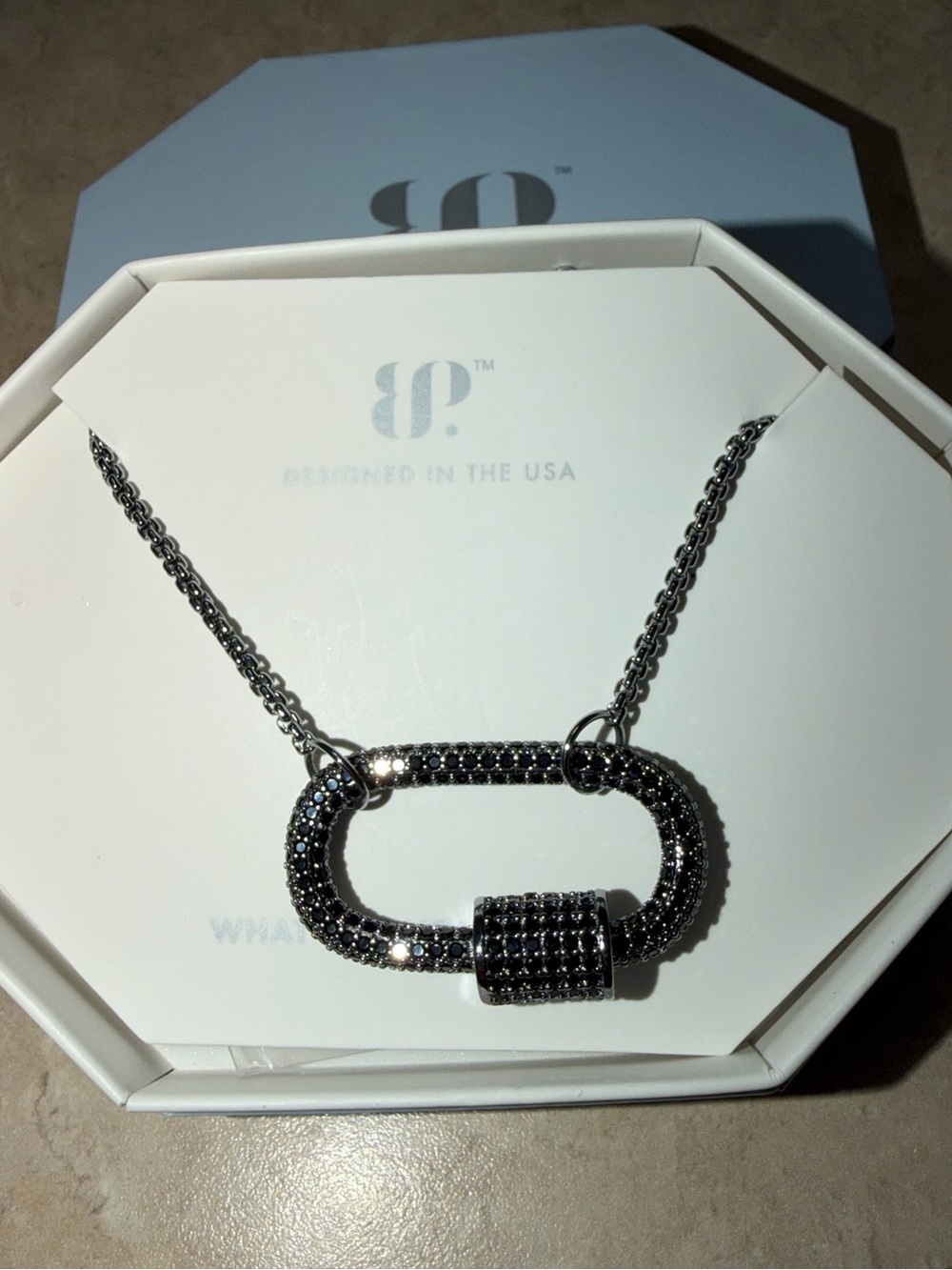 BP Exclusive Bring Back Necklace-Black Onyx on Hematite NK57842